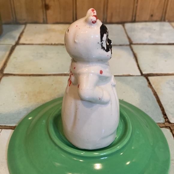 Vintage Salt Shaker with Painted Face - Picture 4 of 7
